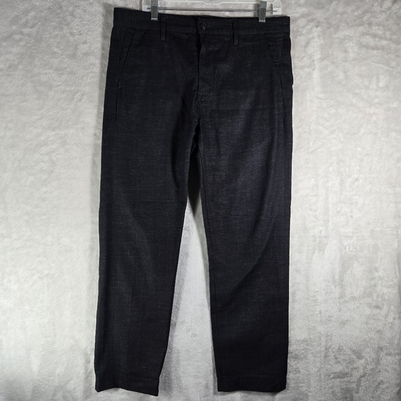 Levi’s Made & Crafted Selvedge Denim Trousers Mens 34x30 Straight Fit Dark Blue - Picture 1 of 11